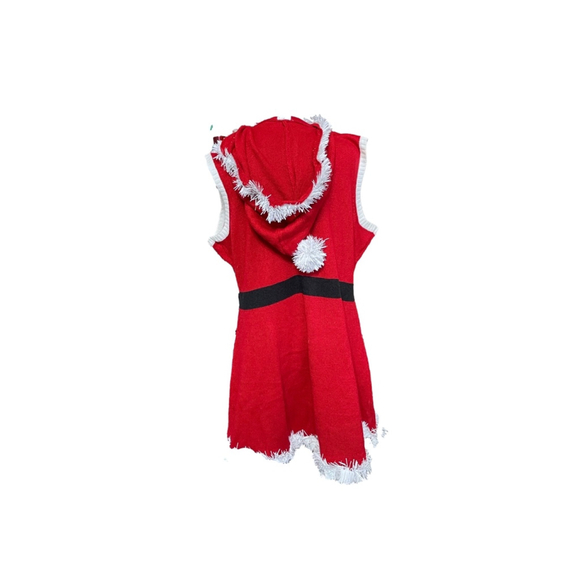 Women's No Boundaries Christmas Sweater Dress Red XXXL - Picture 3 of 4